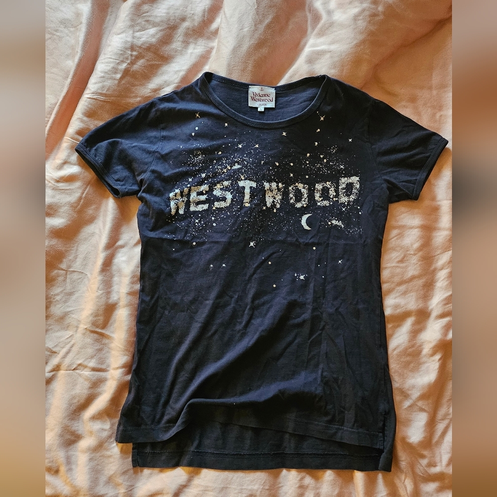 Vivienne Westwood navy blue t shirt